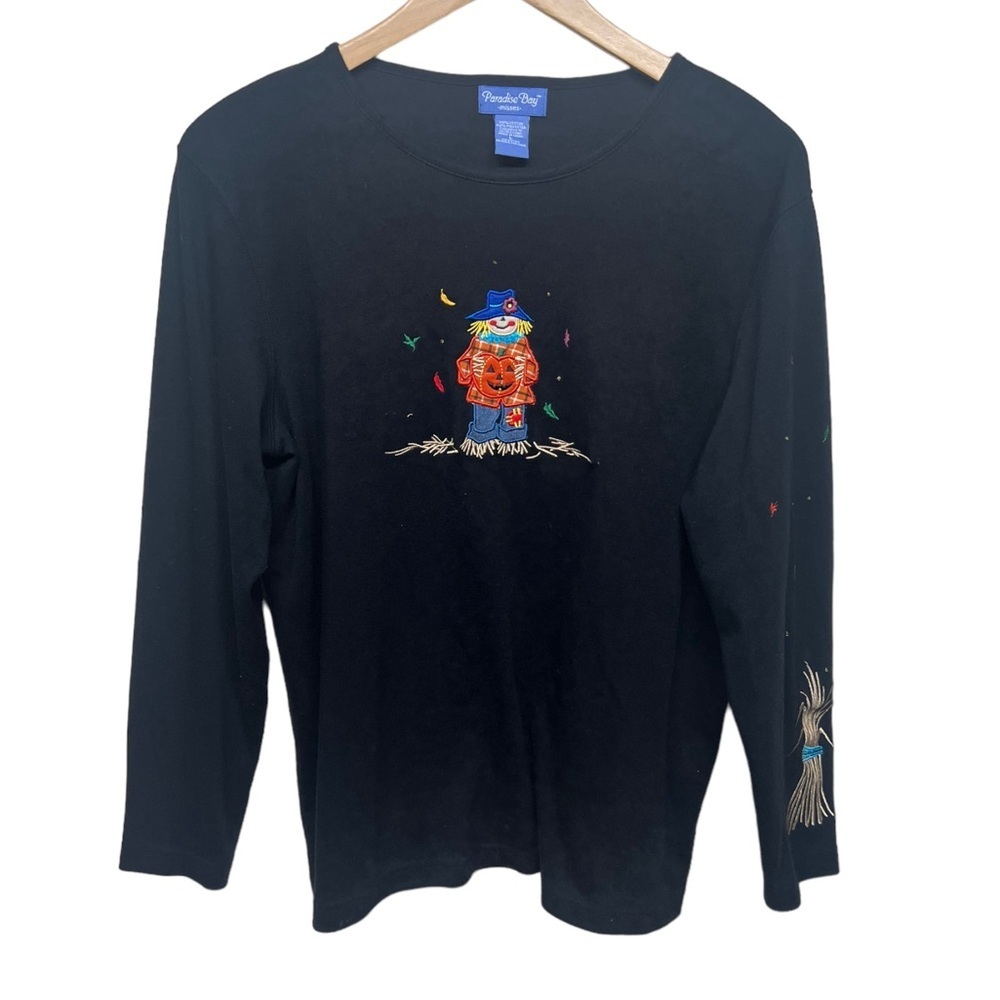 Fall Scarecrow Shirt Large Cotton